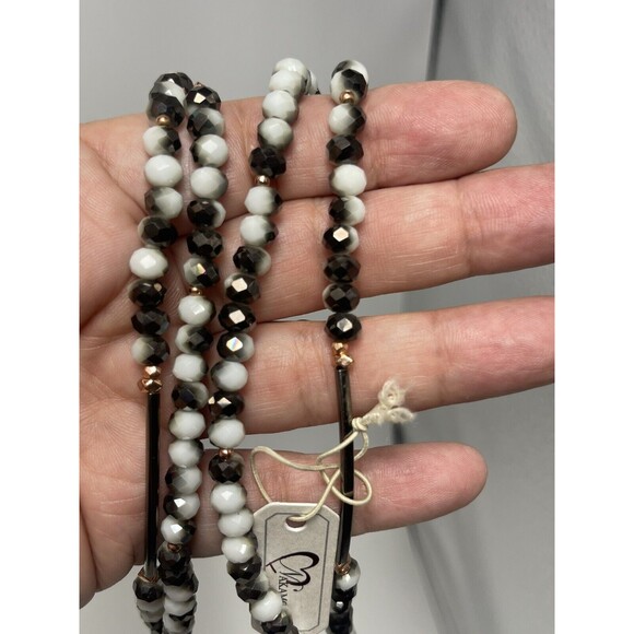 Nakamol Chicago Beaded Stretch Bracelet Necklace New - Picture 11 of 11